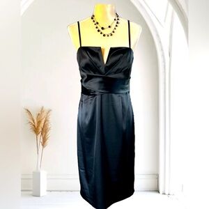 Satin WHBM Spaghetti Strap Dress